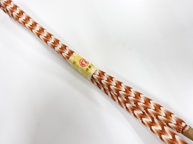 未使用品　正絹　手組帯締め
